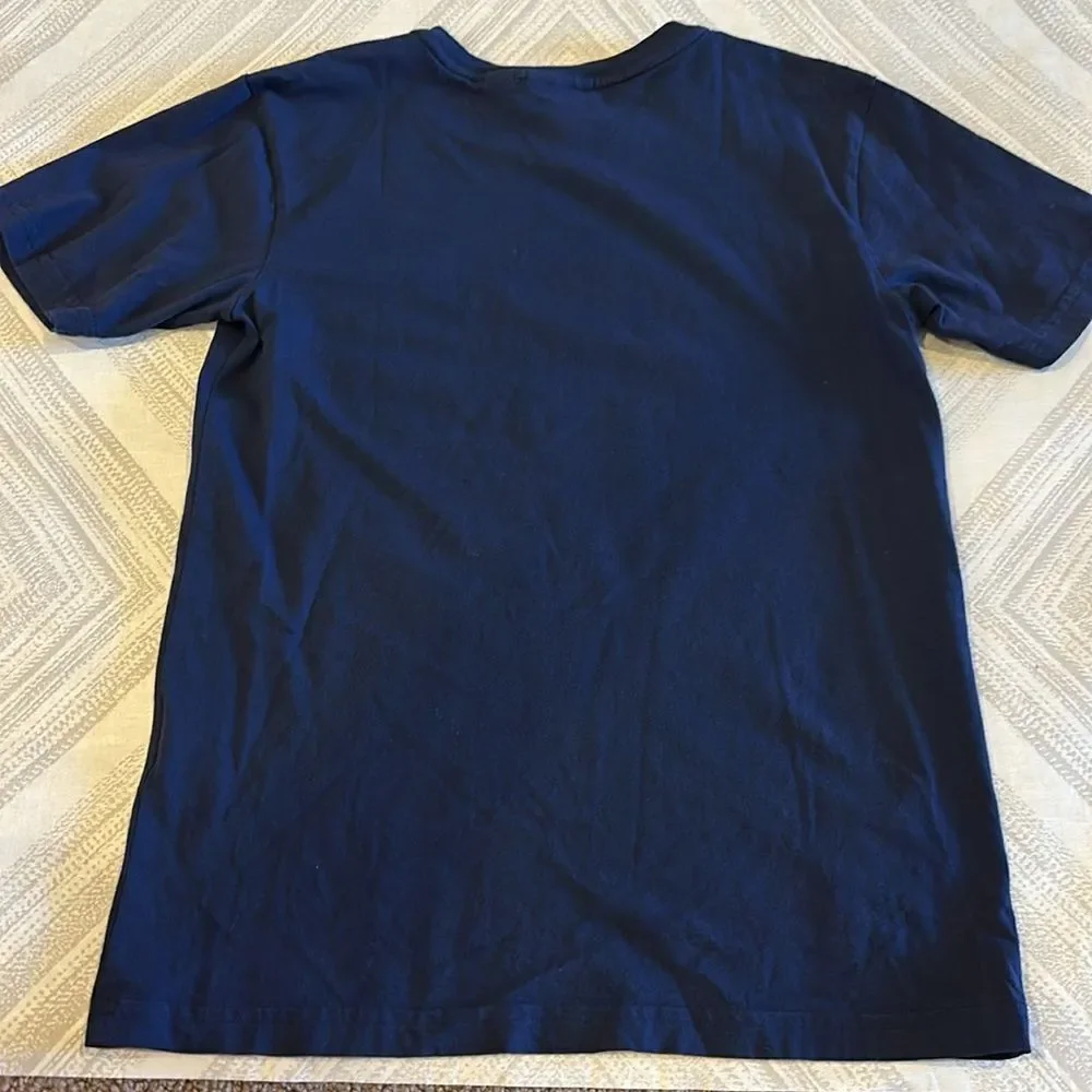 Lacoste Boys Navy Blue Short-sleeve Logo T-Shirt: Size 12